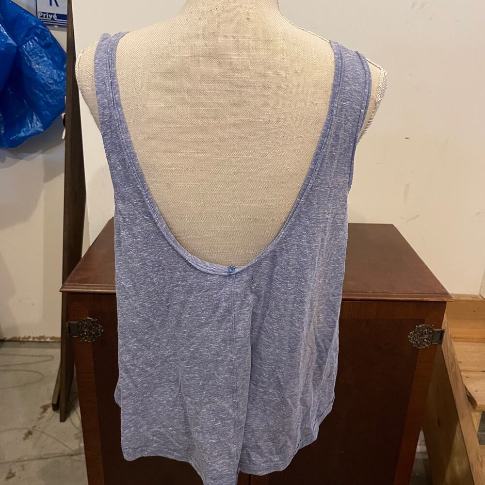 We the Free People Carly V-Neck Low Back Tank Top, L, NWT - Picture 6 of 9